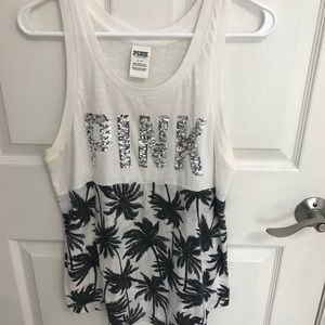 victoria’s secret pink tank top